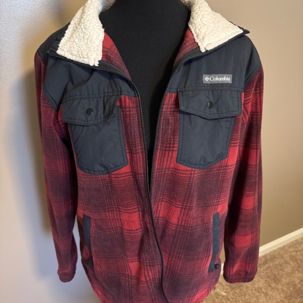 Columbia Buffalo Check Sherpa Jacket